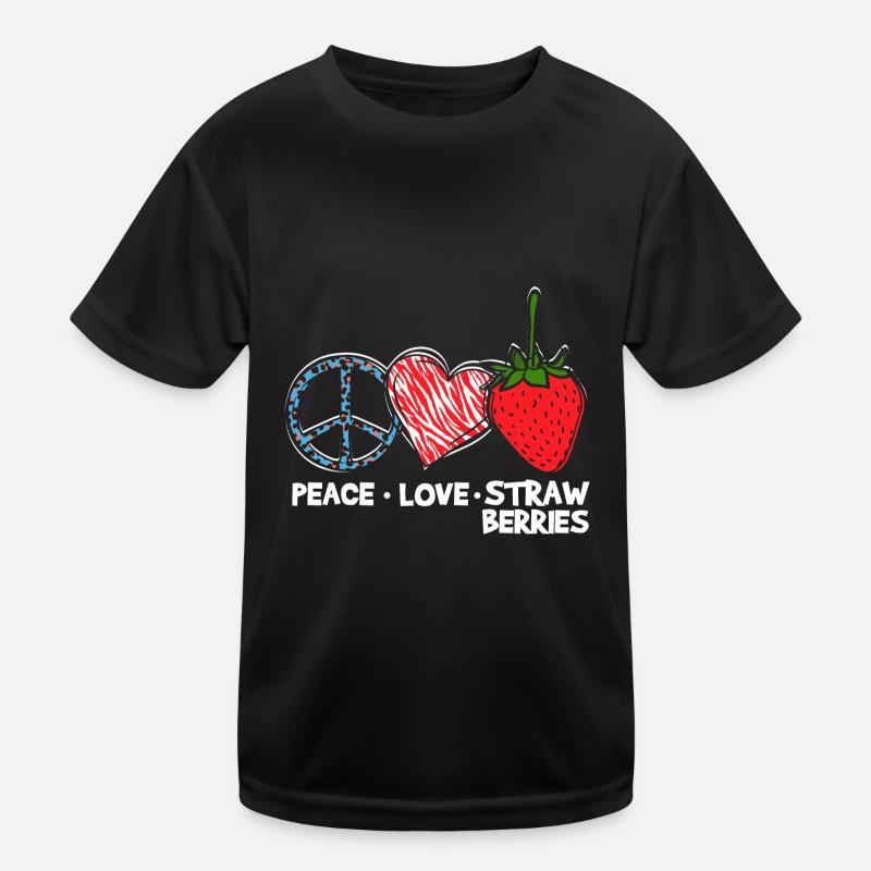 Niedliche Erdbeere Kinder Funktions-T-Shirt