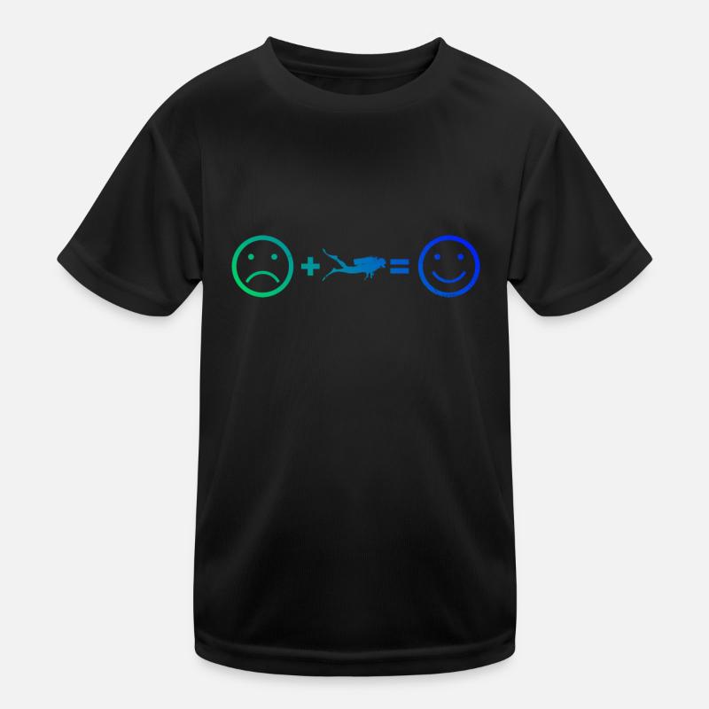 Plongée Plongée Sous-marine Plongeur Scuba Diver T-shirt sport Enfant