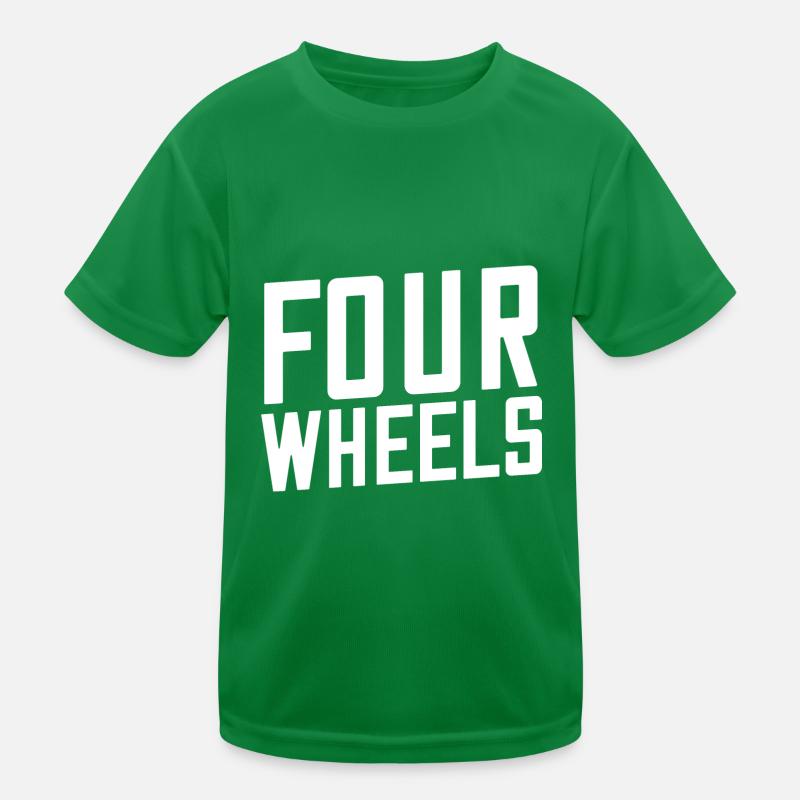 Four wheels Kids Functional T-Shirt