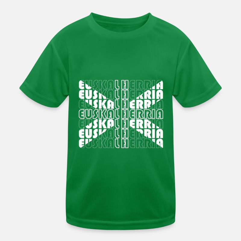 Euzkadi Euskal Herria Spanien Baskenland Basco Kinder Funktions-T-Shirt