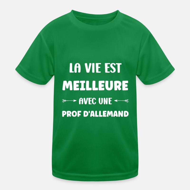 prof allemand T-shirt sport Enfant