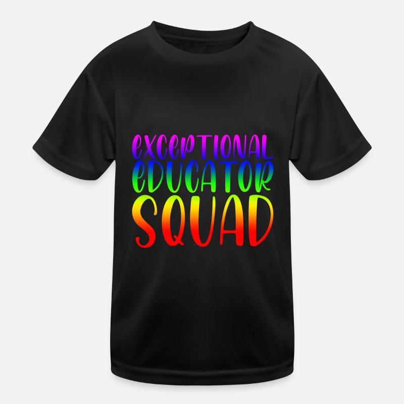 Exceptional Educator Squad 2 Kids Functional T-Shirt