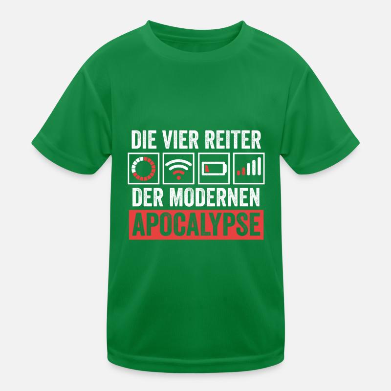 Die vier Reiter der modernen Apocalypse Kinder Funktions-T-Shirt