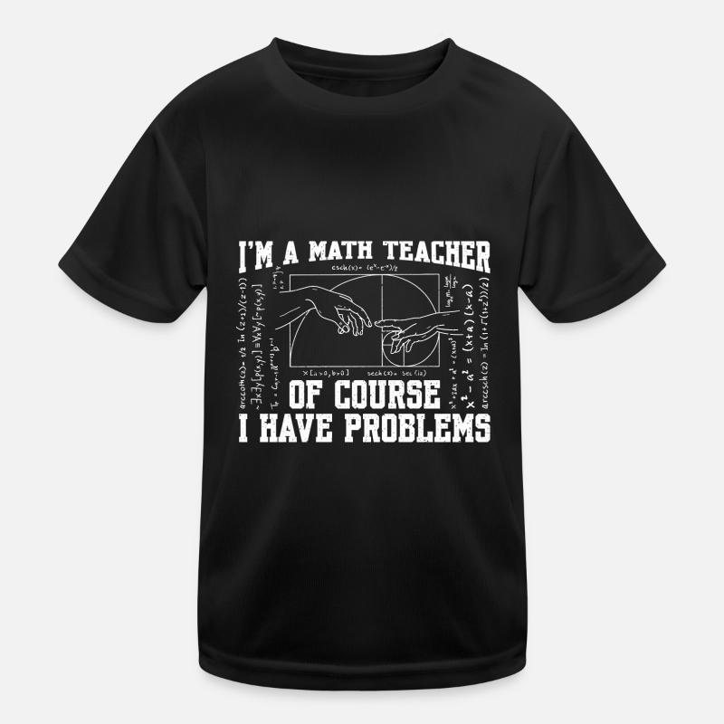 Golden Ratio Fibonacci Math Art Spiral Kids Functional T-Shirt