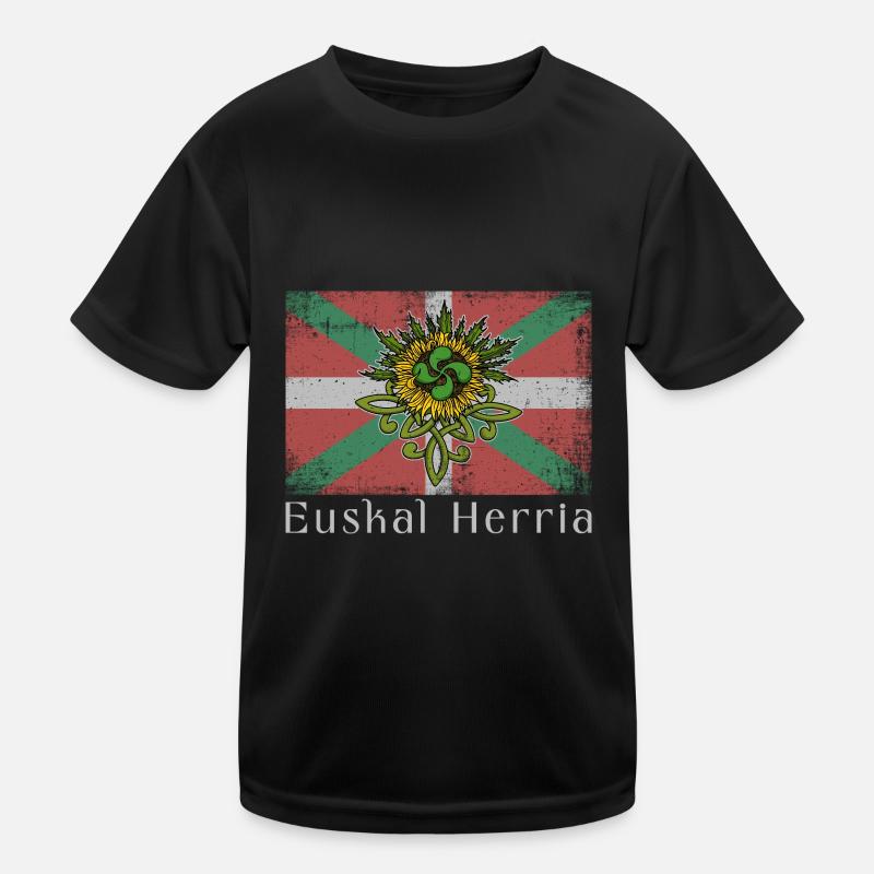 Baskische Sprache Basken Euskal Herria Basco Kinder Funktions-T-Shirt