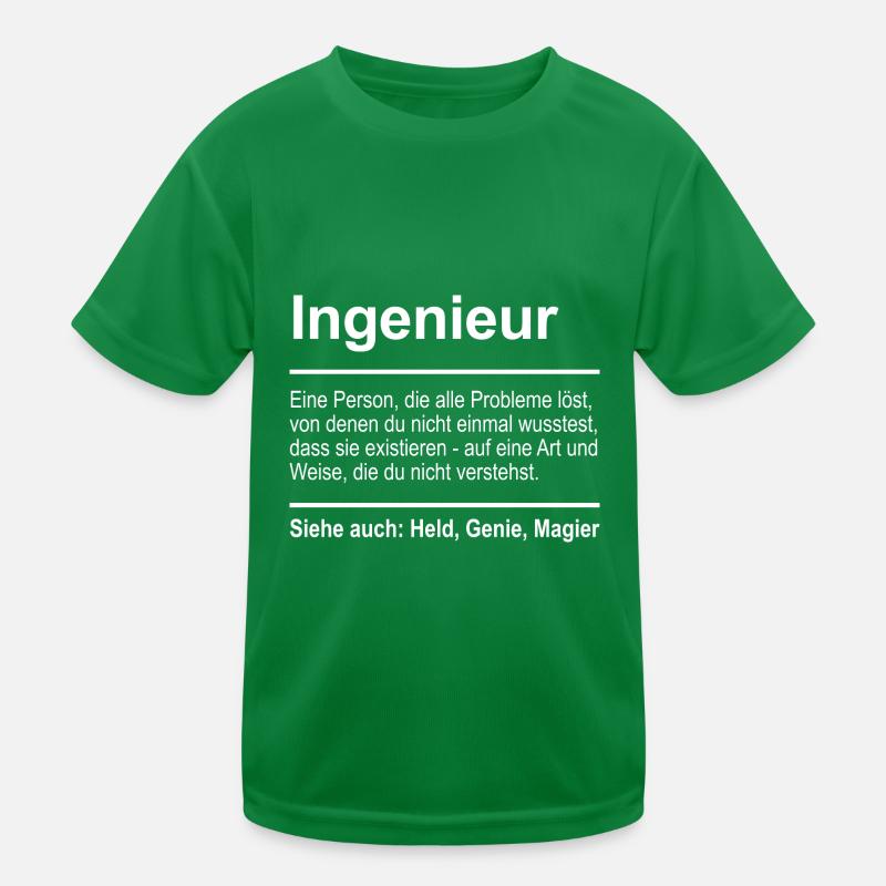 Engineer Kids Functional T-Shirt