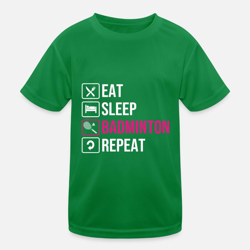 Badminton Kinder Funktions-T-Shirt