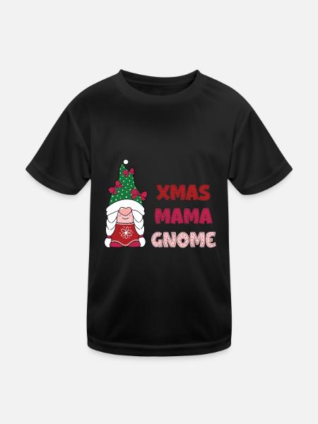 Noël Noël Gnomies - T-shirt sport Enfant - noir - Devant