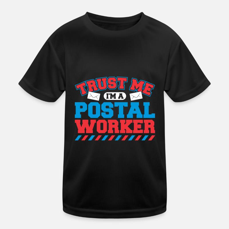 Postman Postman Letter Parcel Service Gift T-shirt sport Enfant