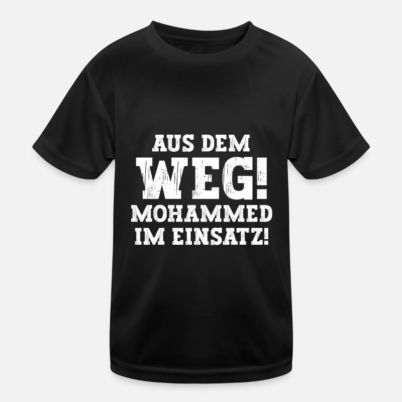 Mohammed Lustiger Spruch Vorname Name Mohammed Kinder Funktions-T-Shirt