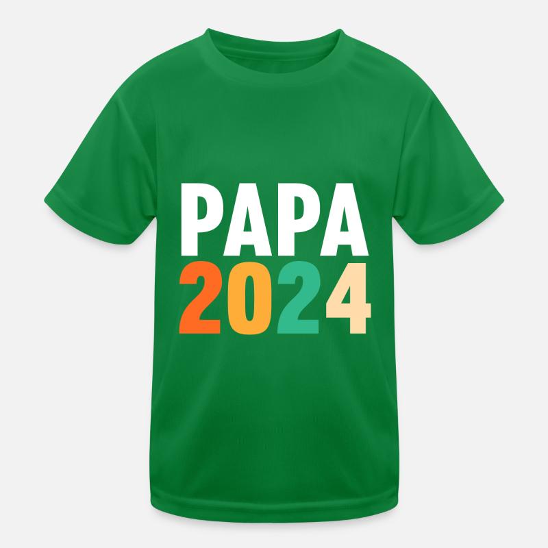 Werdender Papa 2037 Kinder Funktions-T-Shirt