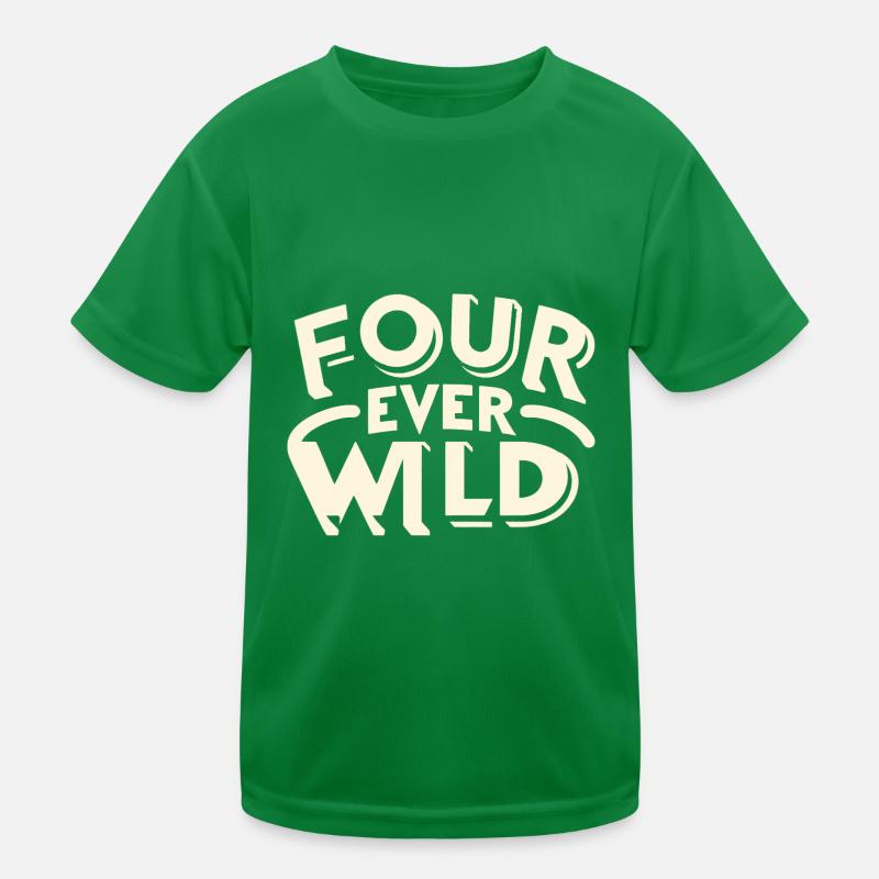 Four Ever Wild 61 Kinder Funktions-T-Shirt