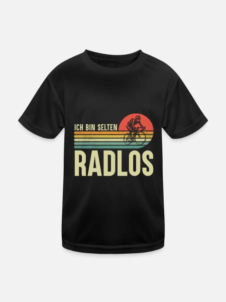 Vélo Disant VTT Vélo de route E-Bike - T-shirt sport Enfant - noir - Devant