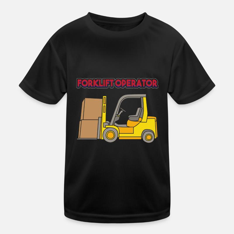 Conducteur de chariot élévateur T-shirt sport Enfant