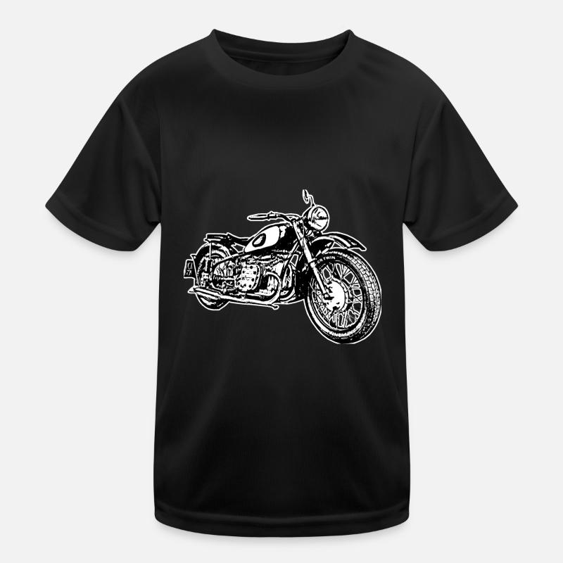 Mofa moped team Ural Ostalgie GDR mofa DDR mope Kids Functional T-Shirt