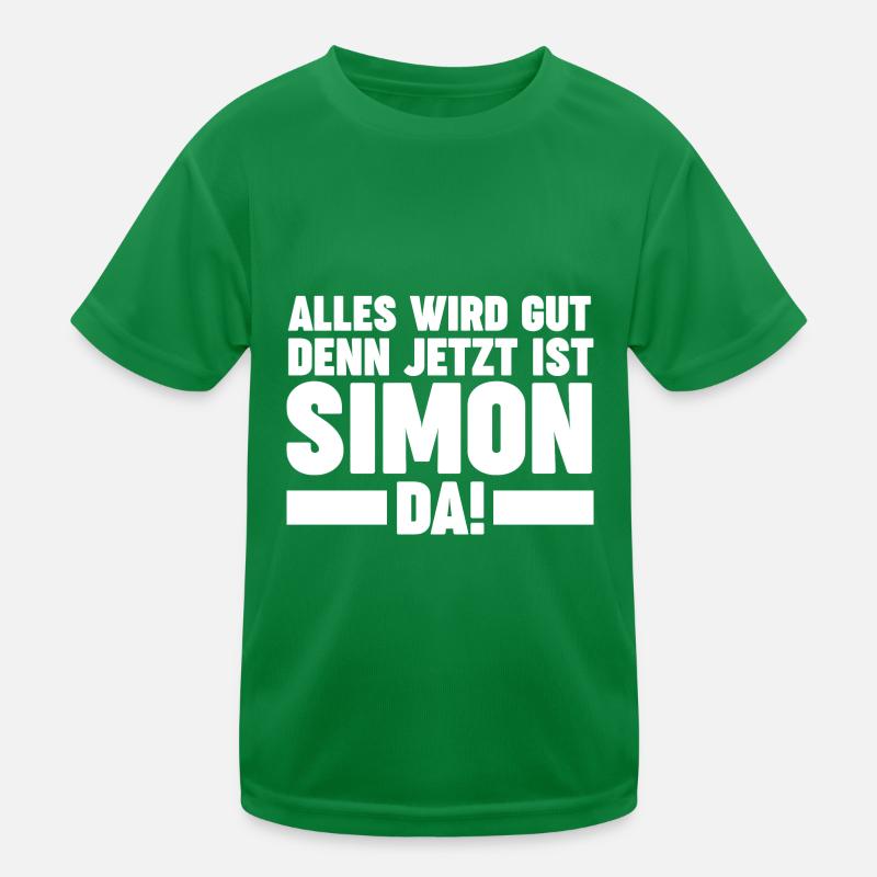 Simon Kinder Funktions-T-Shirt