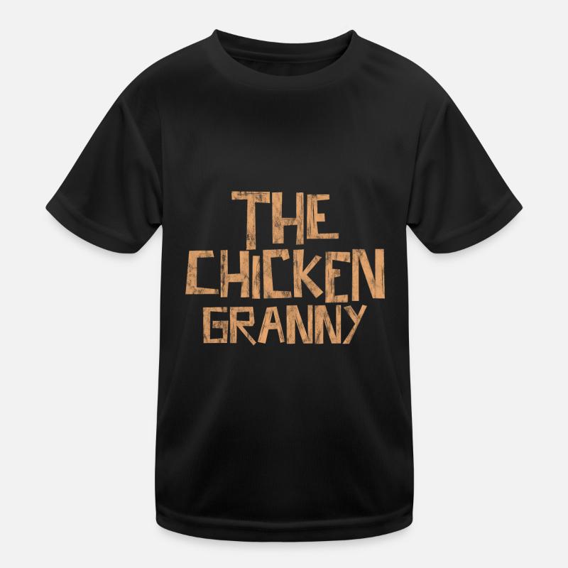 The Chicken Granny 3 Kinder Funktions-T-Shirt