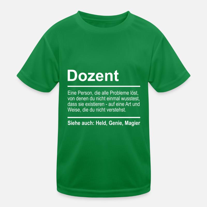 Dozent Kinder Funktions-T-Shirt
