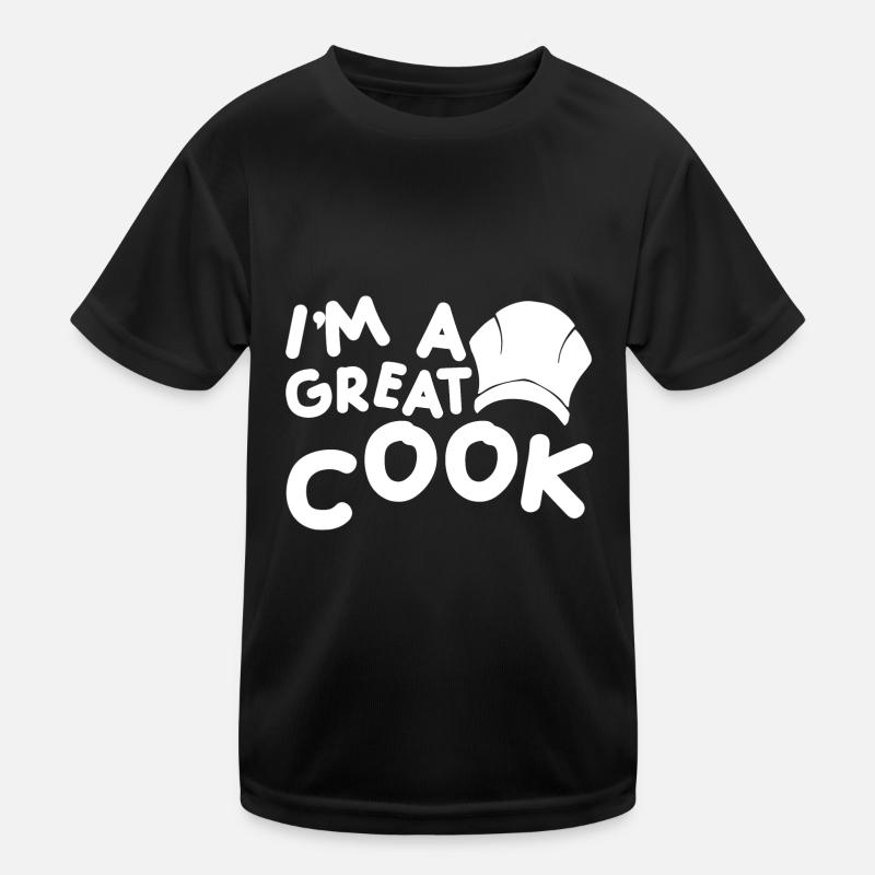 I'm A Great Cook 2 Kinder Funktions-T-Shirt