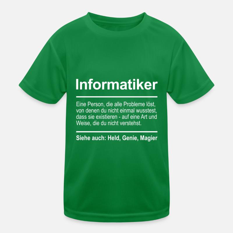 Informatiker Kinder Funktions-T-Shirt