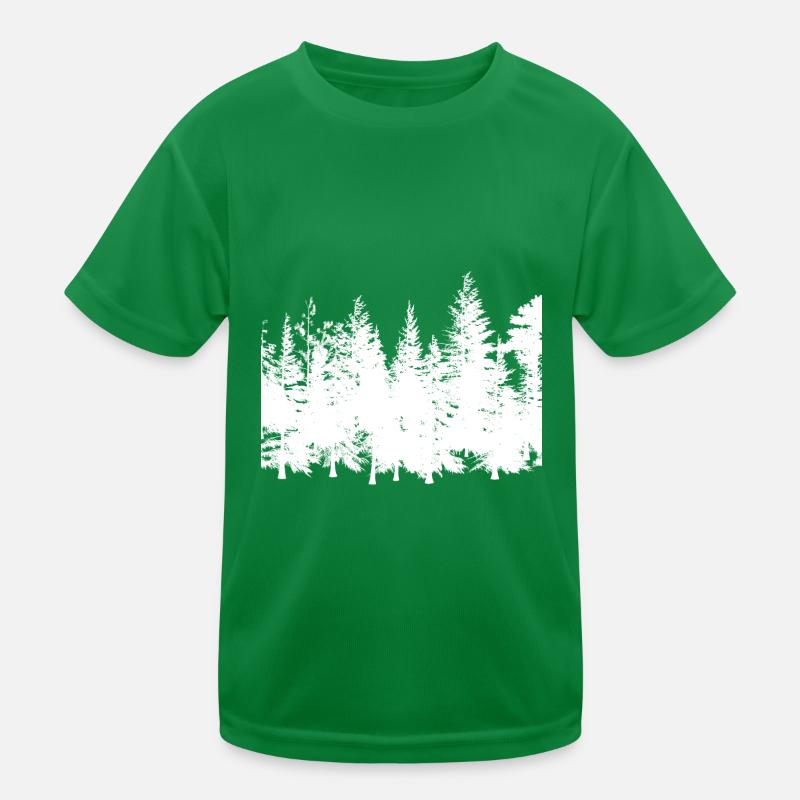 Contour de la forêt T-shirt sport Enfant