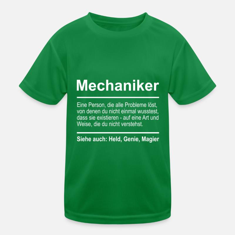Mechanic locksmith Kids Functional T-Shirt