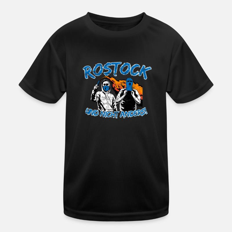 Rostock und nicht anders UPDATE Kinder Funktions-T-Shirt