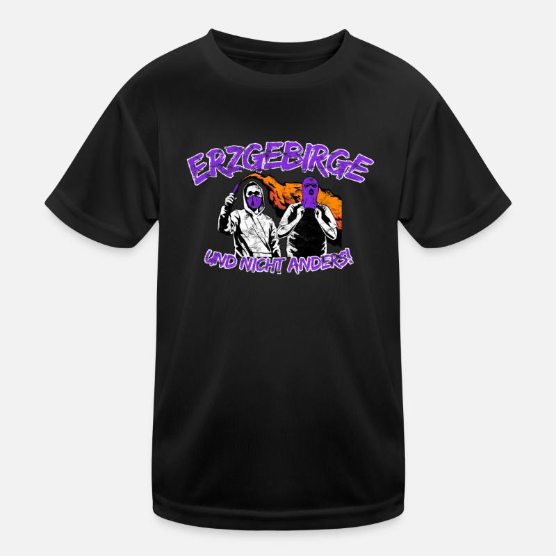Erzgebirge und nicht anders UPDATE Kinder Funktions-T-Shirt