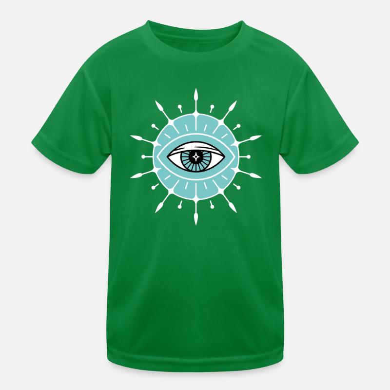 Evil Eye Aesthetic Symbol Kids Functional T-Shirt