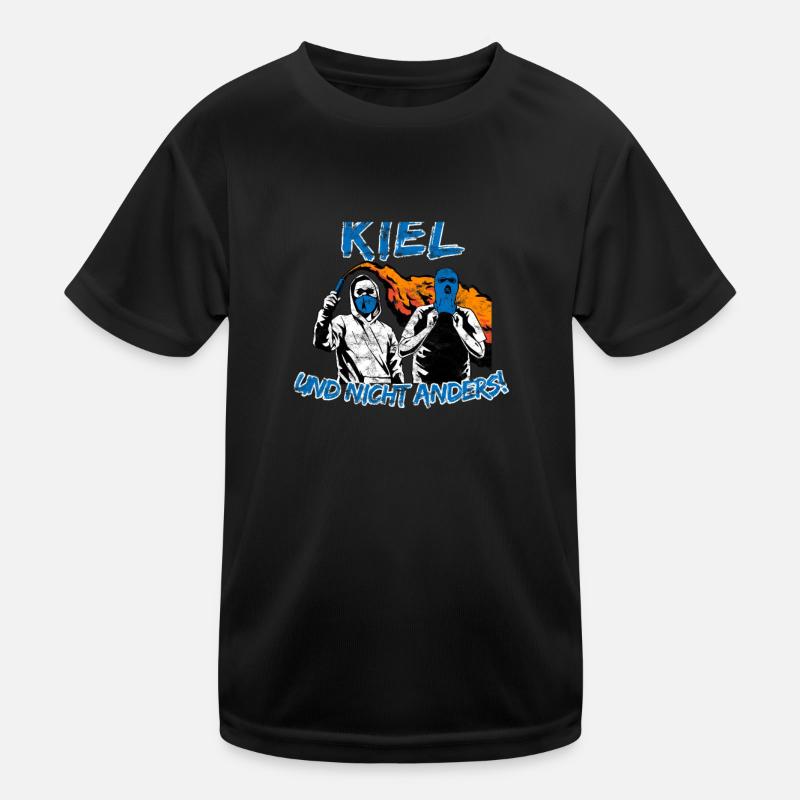 Kiel und nicht anders UPDATE - Kinder Funktions-T-Shirt - Schwarz