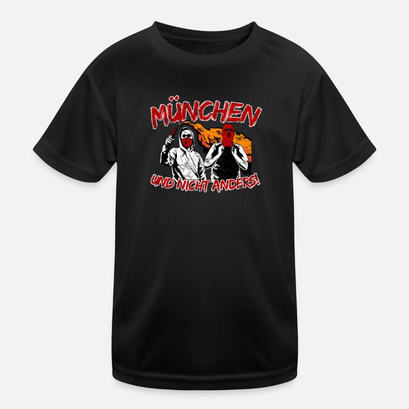 München und nicht anders UPDATE - Kinder Funktions-T-Shirt - Schwarz