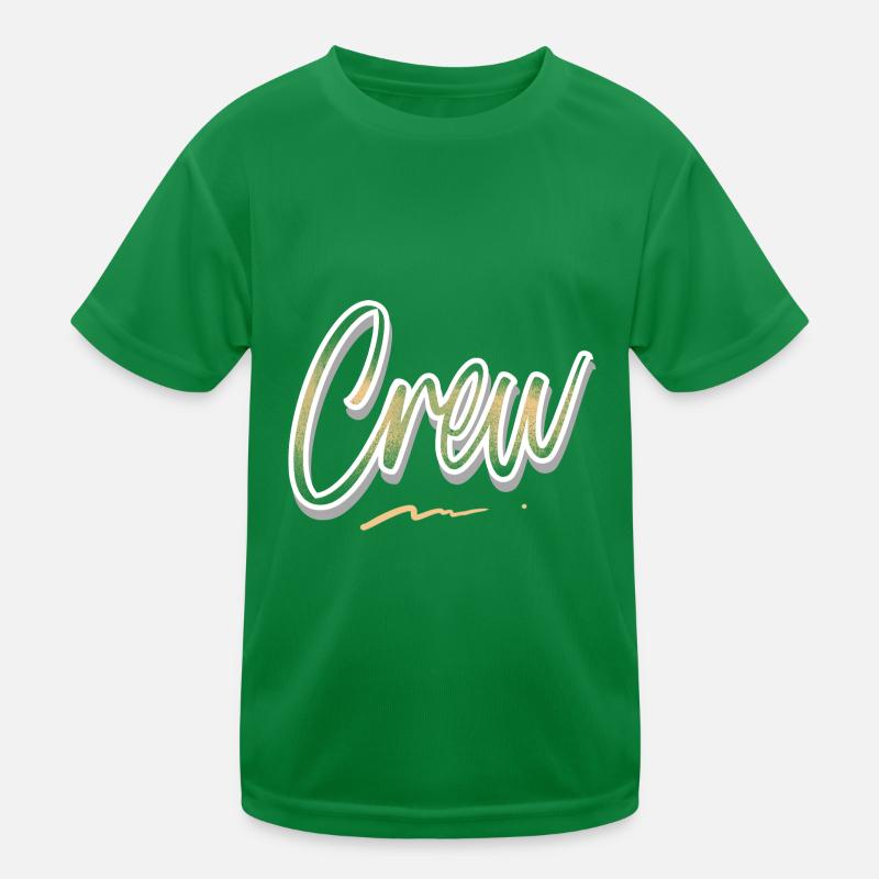 Crew Kinder Funktions-T-Shirt