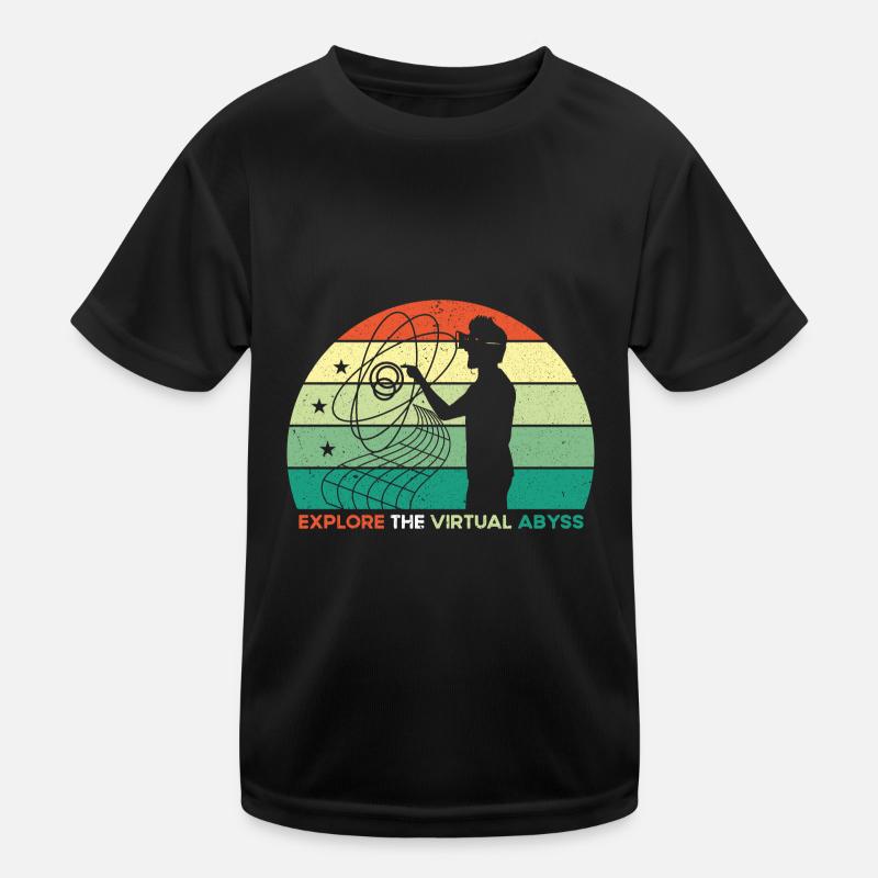 VR Glasses Virtual Reality Gaming Kids Functional T-Shirt