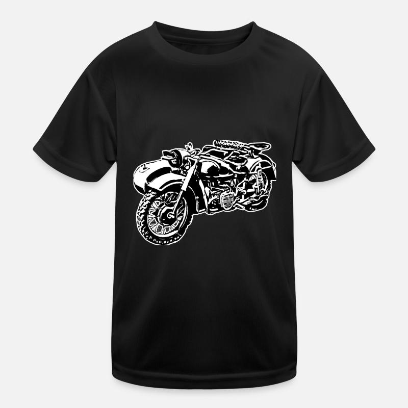 Mofa moped team Ural Ostalgie GDR mofa DDR mope Kids Functional T-Shirt