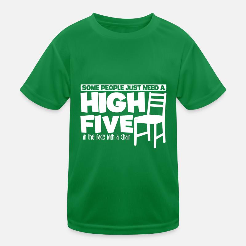 Some people need a high five in the face 2 Kids Functional T-Shirt