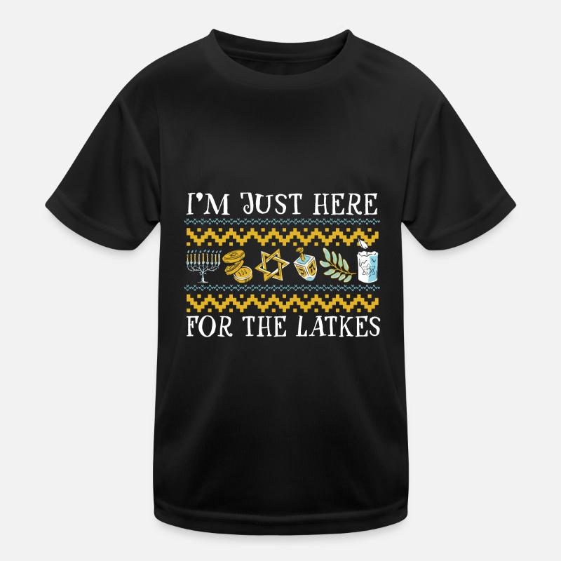 Noël moche de Hanoukka juif pour lequel je suis juste là T-shirt sport Enfant