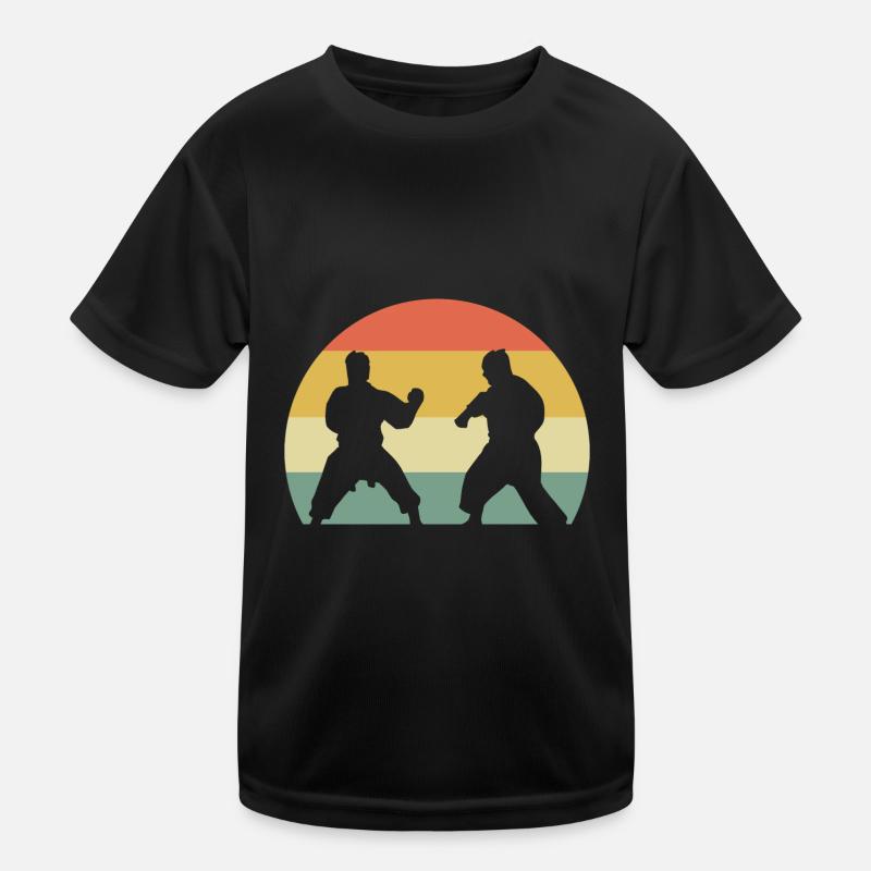 Karate Selbstverteidigung Kinder Funktions-T-Shirt