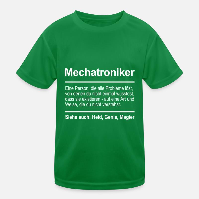 Mechatronics Technician Kids Functional T-Shirt