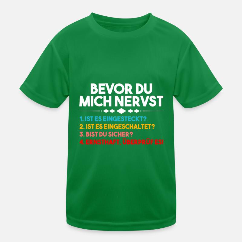 Administrator Informatiker Programmierer Admin Kinder Funktions-T-Shirt