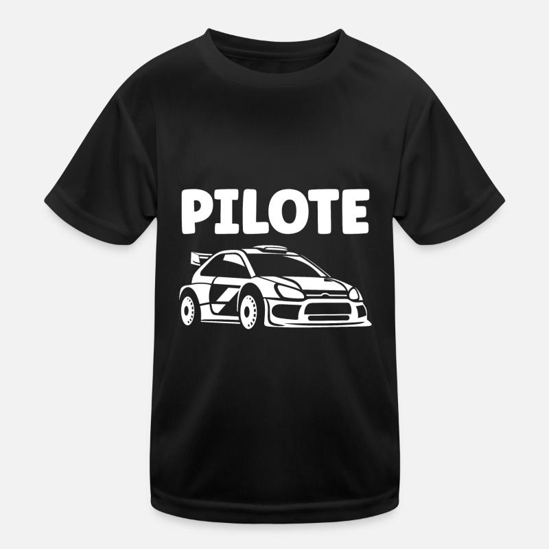 Humour pilote de rallye T-shirt sport Enfant