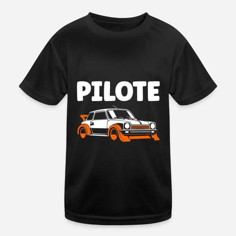 Humour pilote de rallye T-shirt sport Enfant
