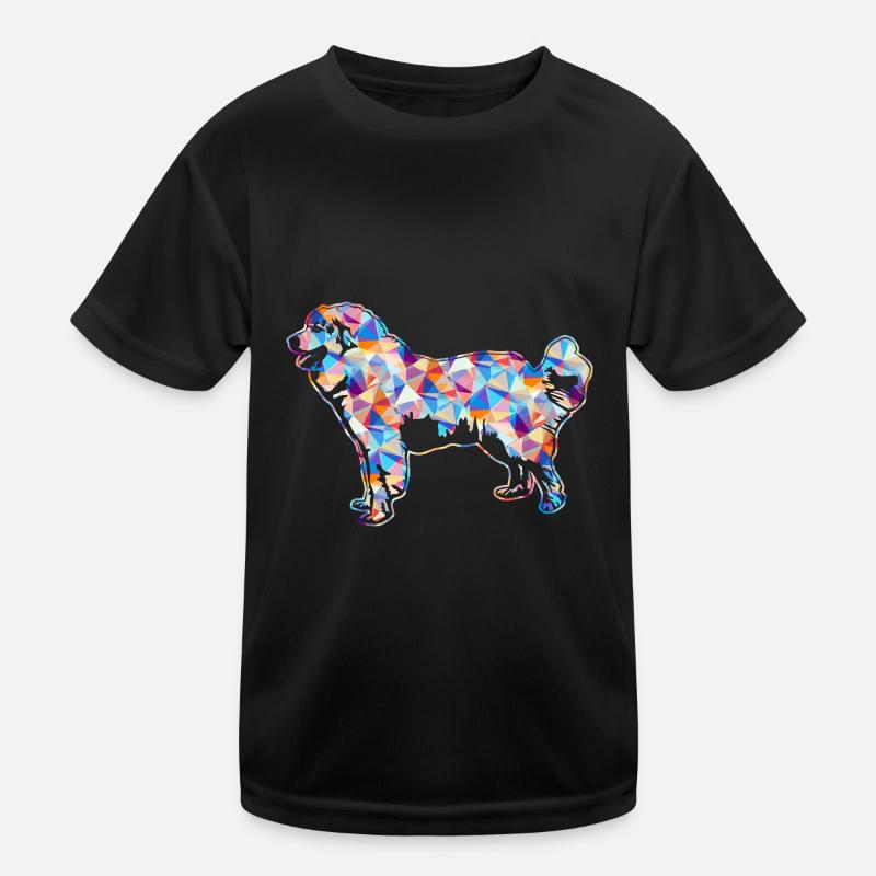 Great Pyrenees Geometric Kids Functional T-Shirt