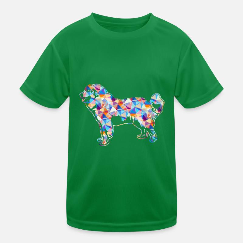 Great Pyrenees Geometric Kids Functional T-Shirt