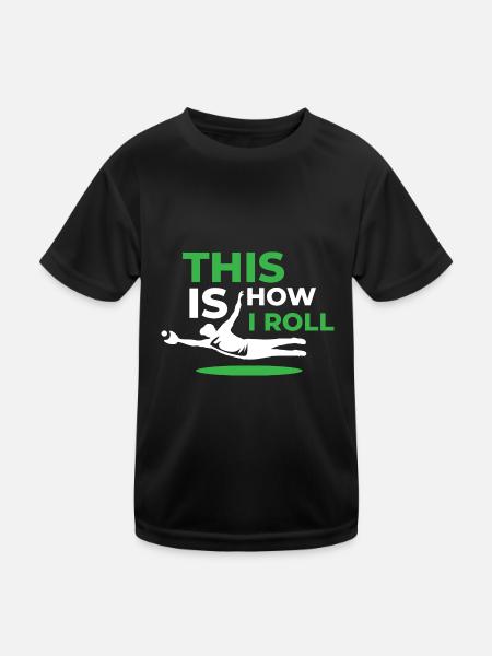 Baseball Baseball Bat Catch Ball - T-shirt sport Enfant - noir - Devant