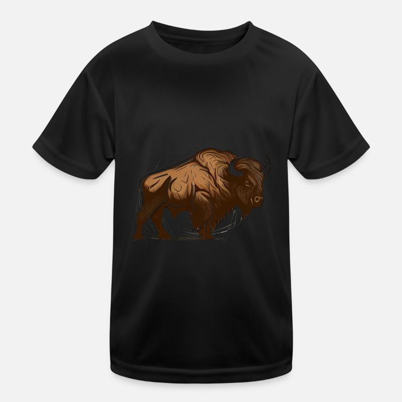 Bison Kids Functional T-Shirt