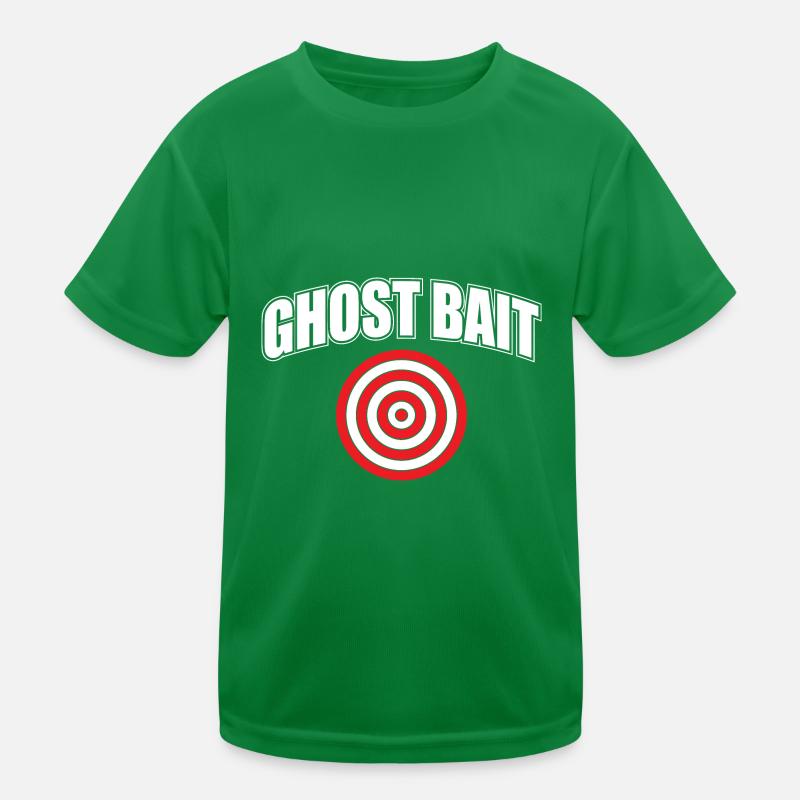 Ghost Bait Paranormal Target Spirit Hunter Kids Functional T-Shirt