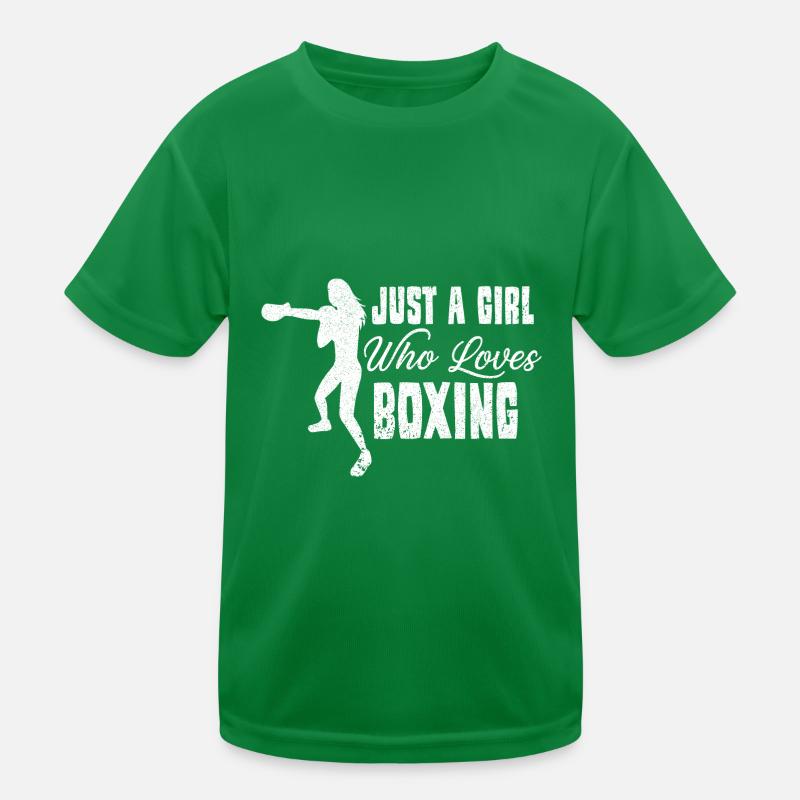 Boxe Boxer Arts Martiaux Boxe Ring Gants de Boxe T-shirt sport Enfant