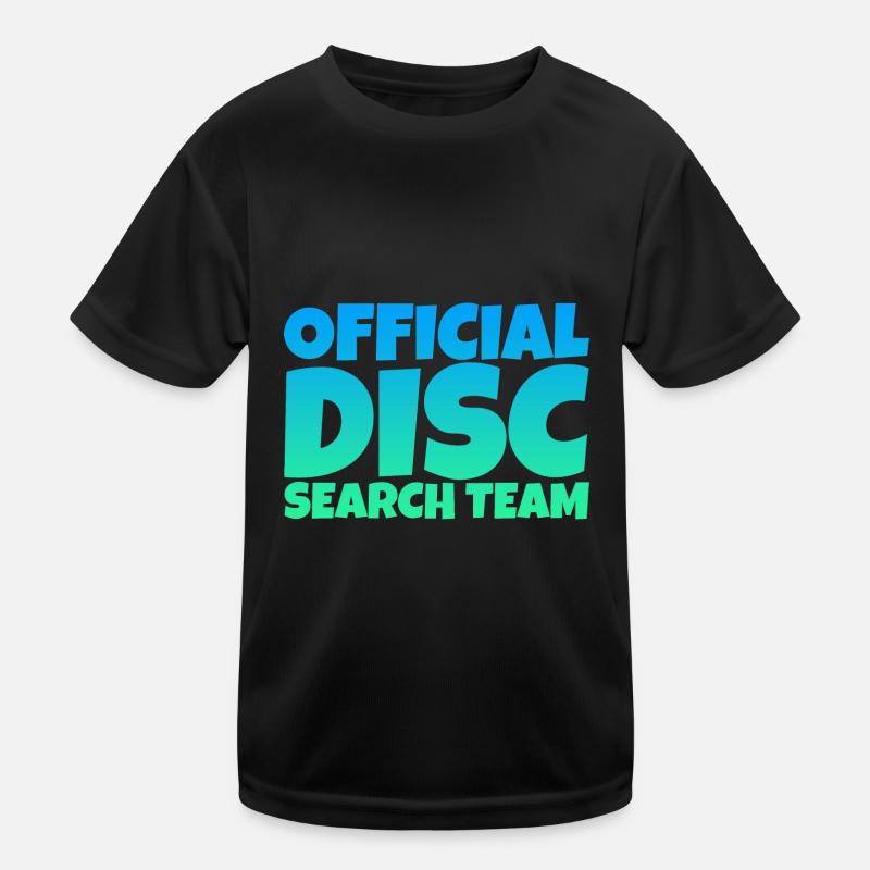 Équipe officielle de recherche de disques 2 T-shirt sport Enfant