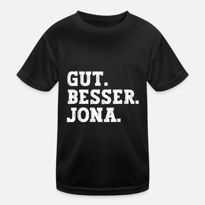 Gut Besser Jona Lustiger Spruch Name Jona Kinder Funktions-T-Shirt