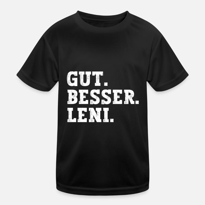 Gut Besser Leni Lustiger Spruch Name Leni Kinder Funktions-T-Shirt
